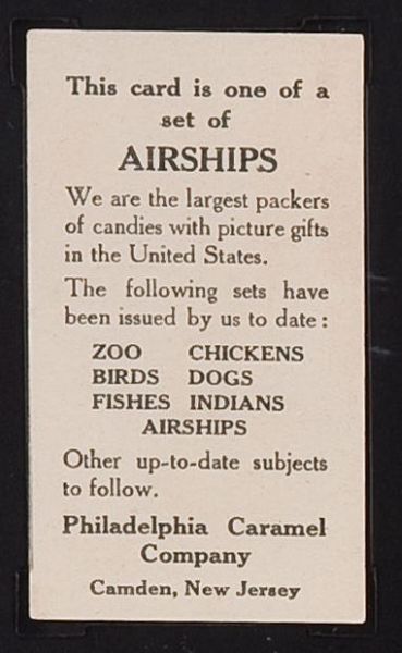 E40 1910 Philadelphia Caramel Airships